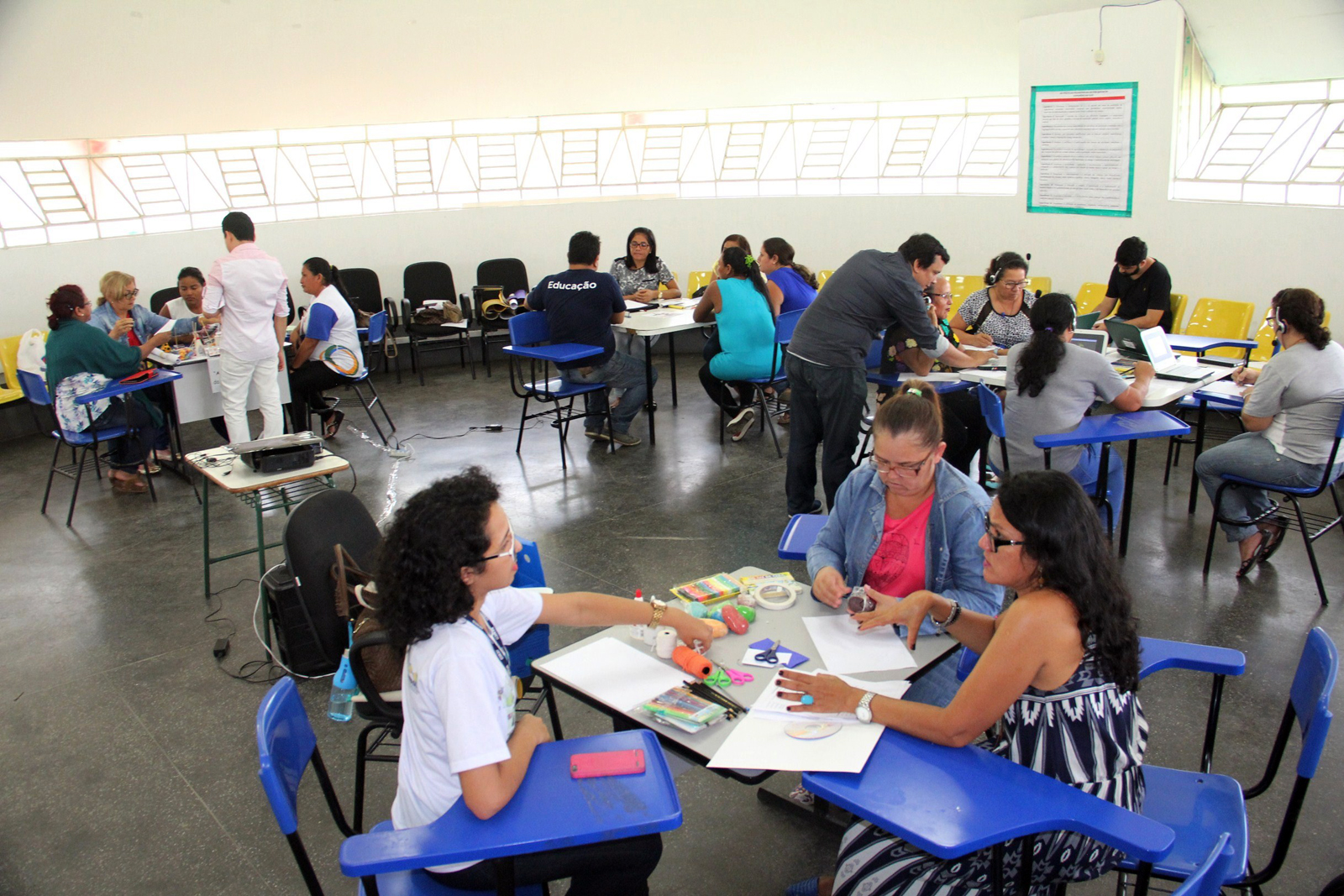 03-01-17-
Professores das escolas do Rio Negro passam por formação em metodologia do ensino híbrido.
Fotos: Cleomir Santos