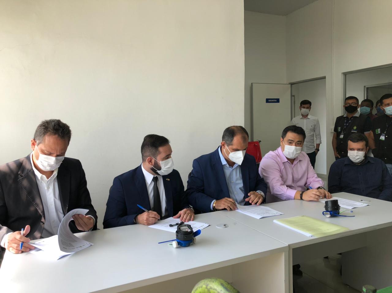 Prefeitura, Ipem-AM, Procon-AM e Águas de Manaus celebram acordo de cooperação técnica que visa garantir a cobrança justa do consumo de água nas residências