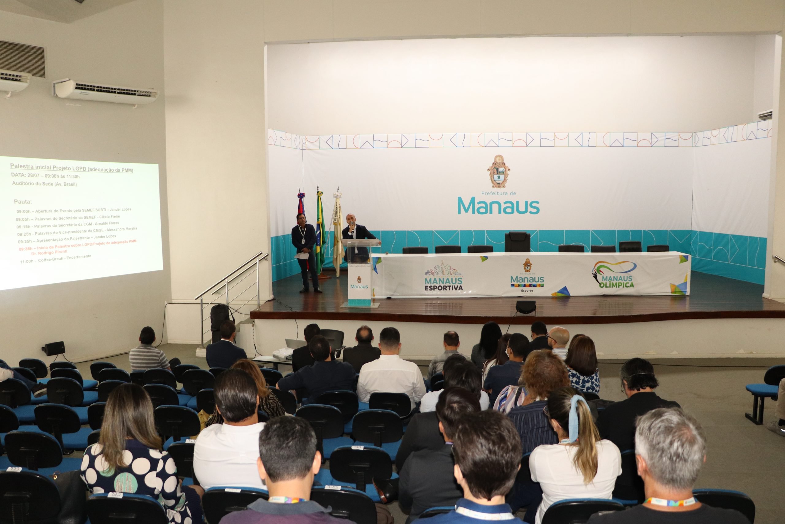 Prefeitura de Manaus realiza palestra sobre implementação da Lei Geral de Proteção de Dados