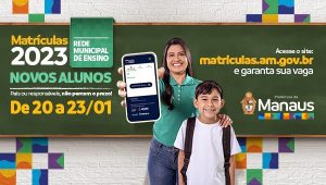 Matrículas 2023 para novos alunos