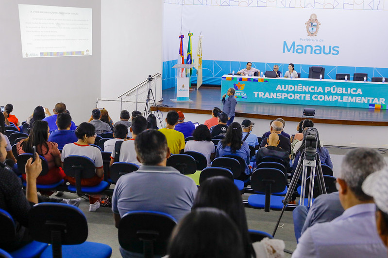 Prefeitura de Manaus realiza audiência pública para discutir modal de transporte Complementar