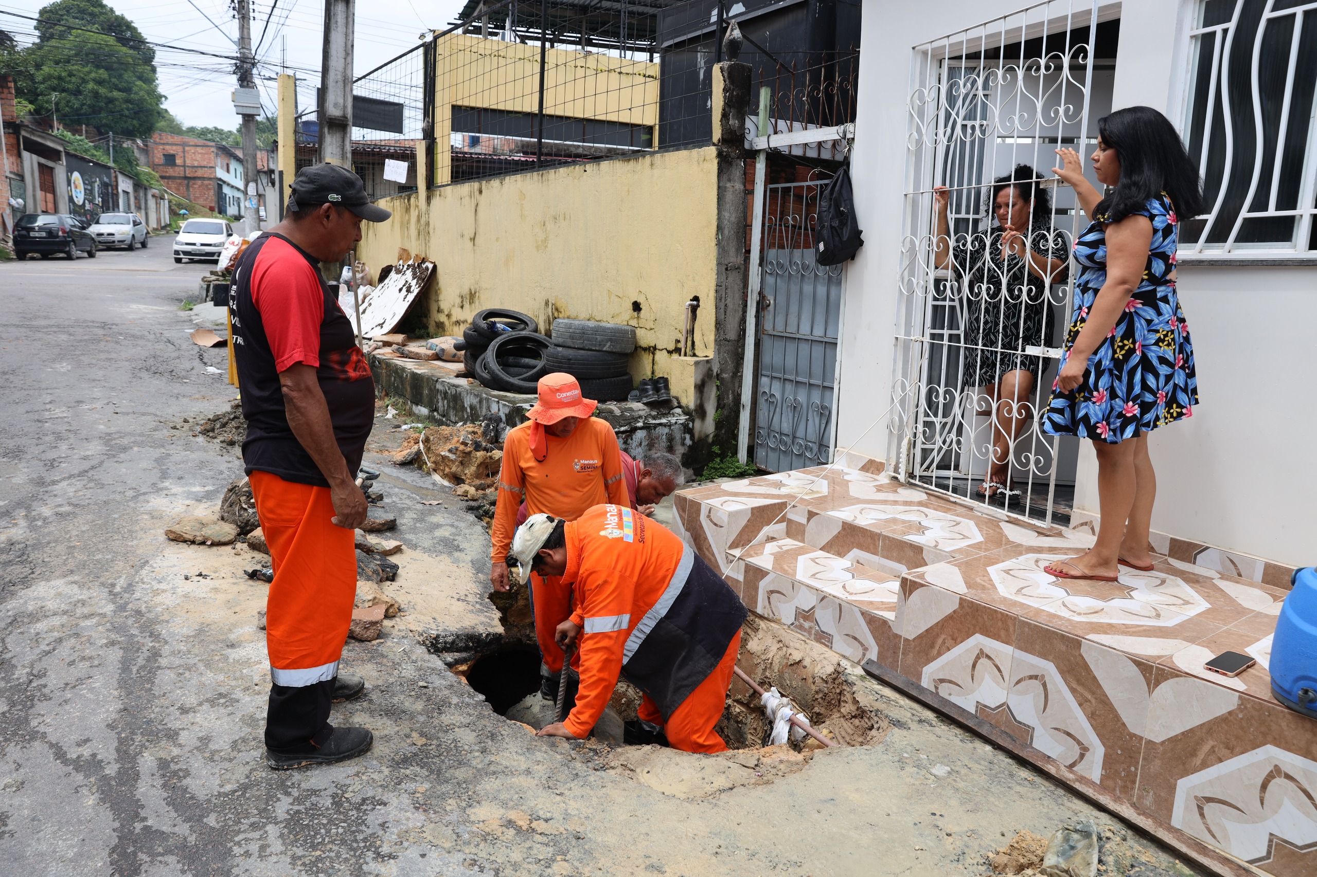rede de drenagem no São José