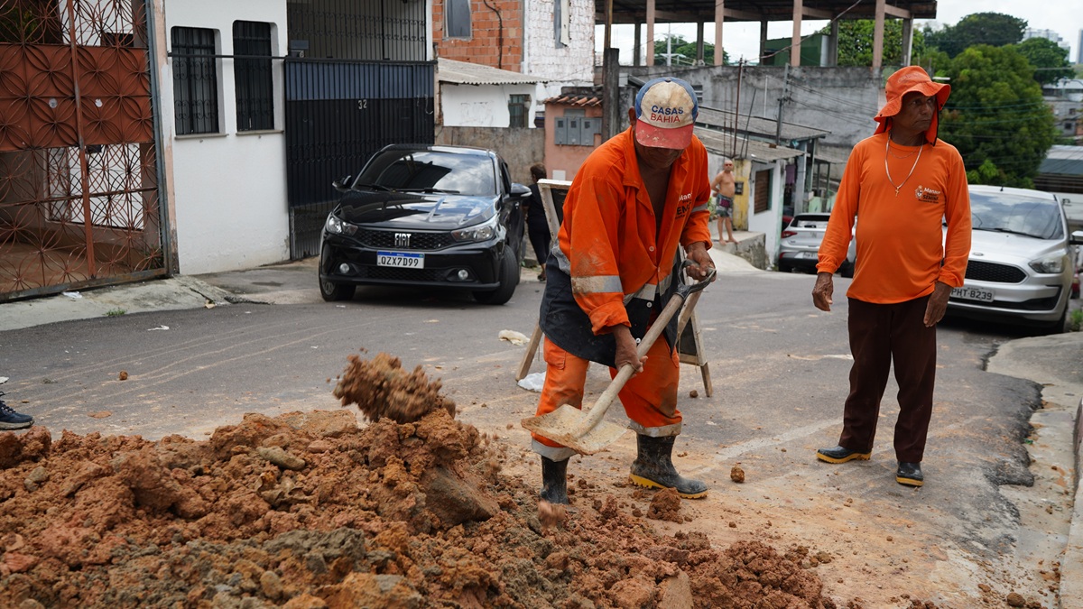 nova estrutura na rede de drenagem