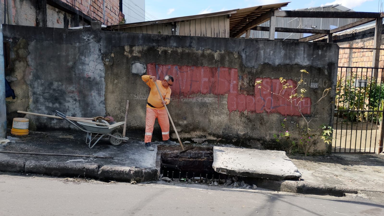 obras de drenagem na Alvorada