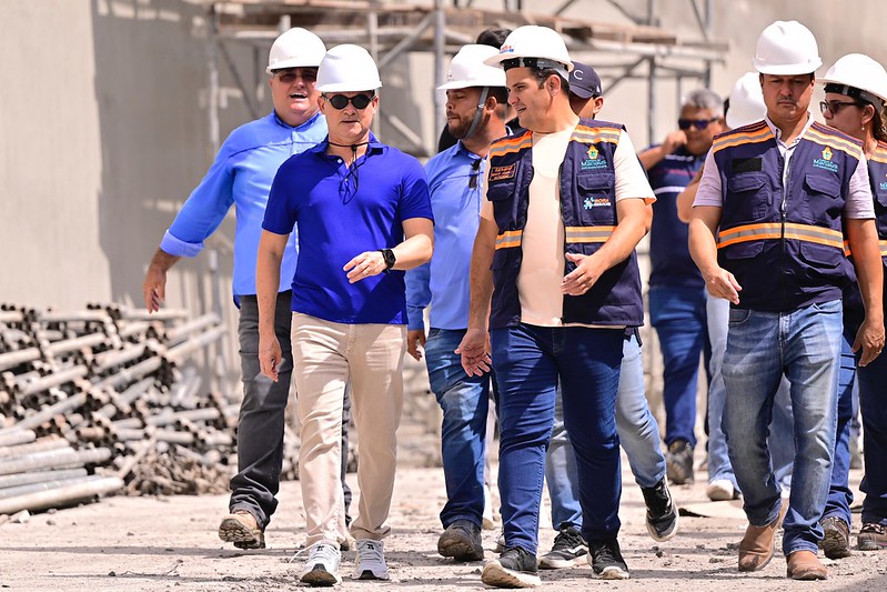 obras do Complexo Viário Rei Pelé