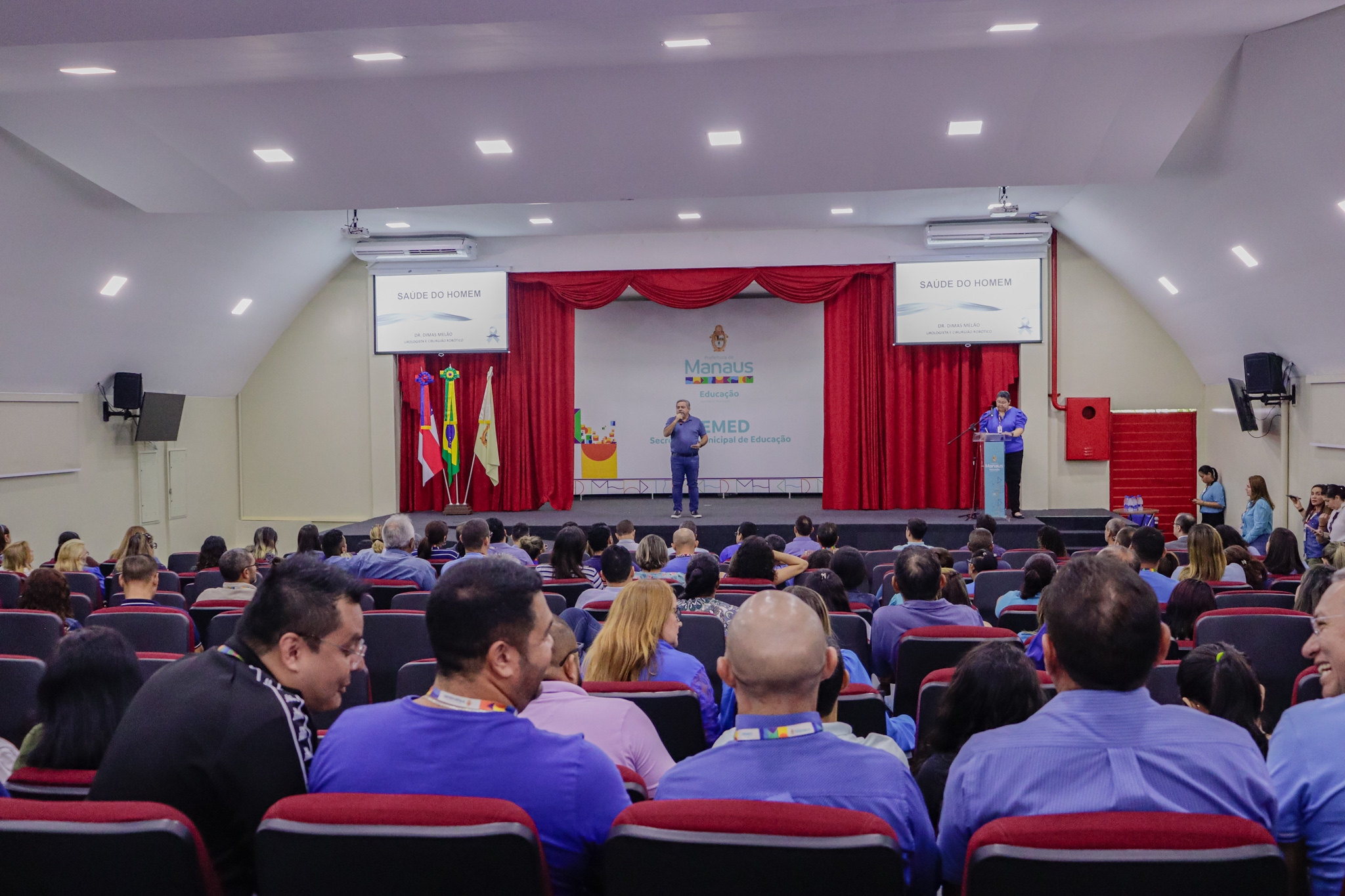 Palestra sobre a saúde do homem