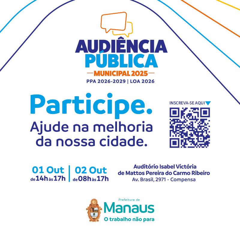 Audiência Pública LOA (Pop-up) - Prefeitura de Manaus