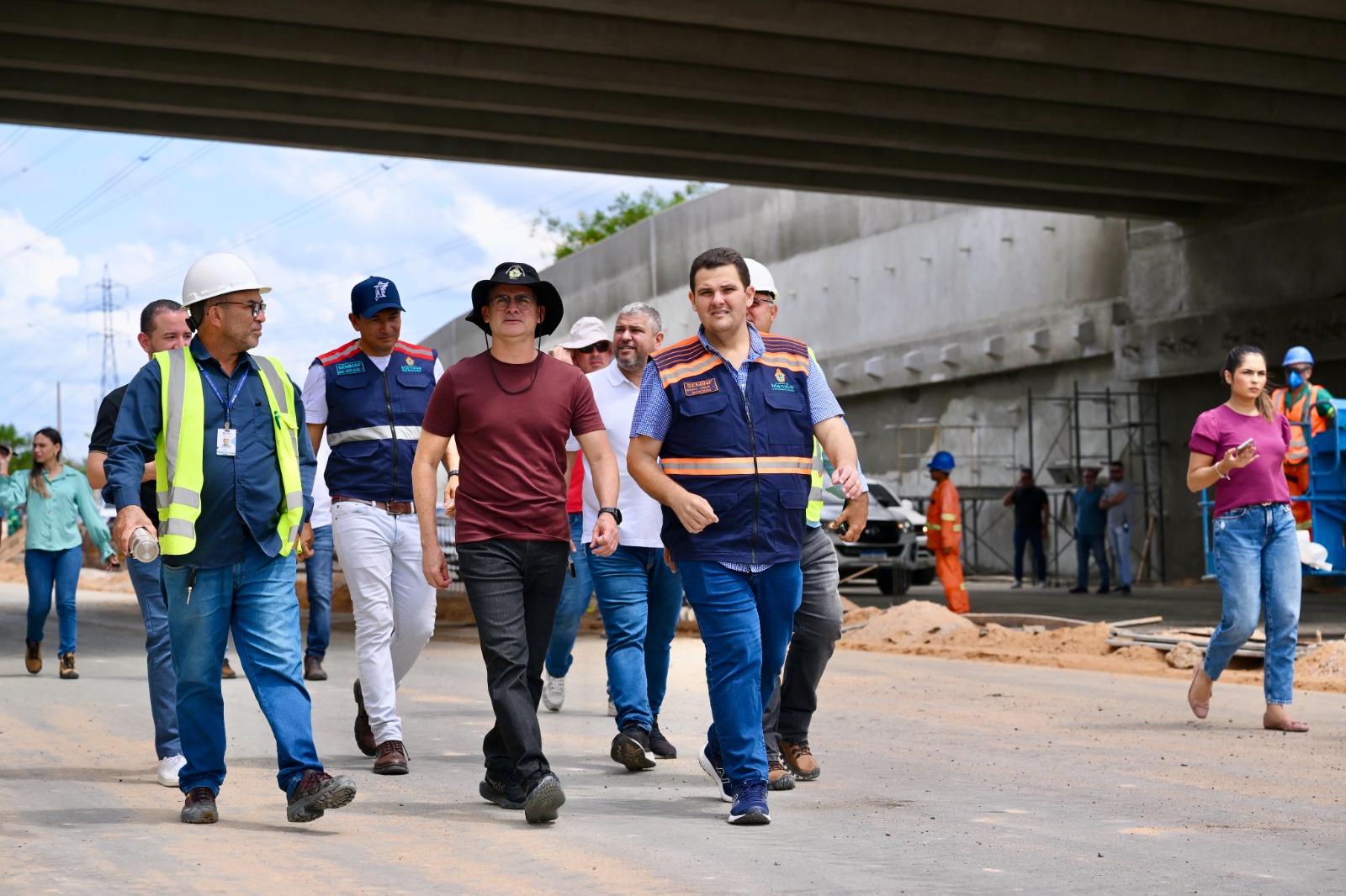 Avanço das obras do complexo viário