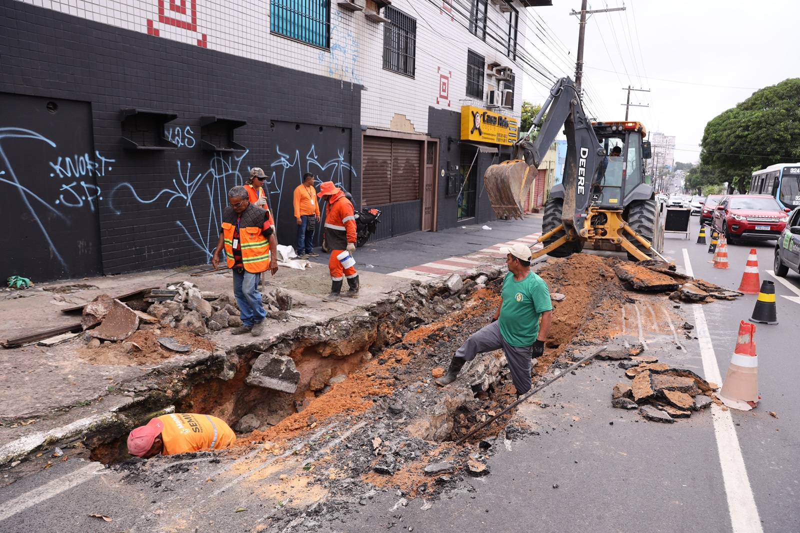 Rede de drenagem profunda