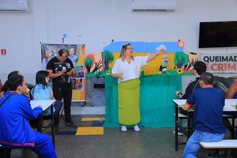 ação de educação ambiental