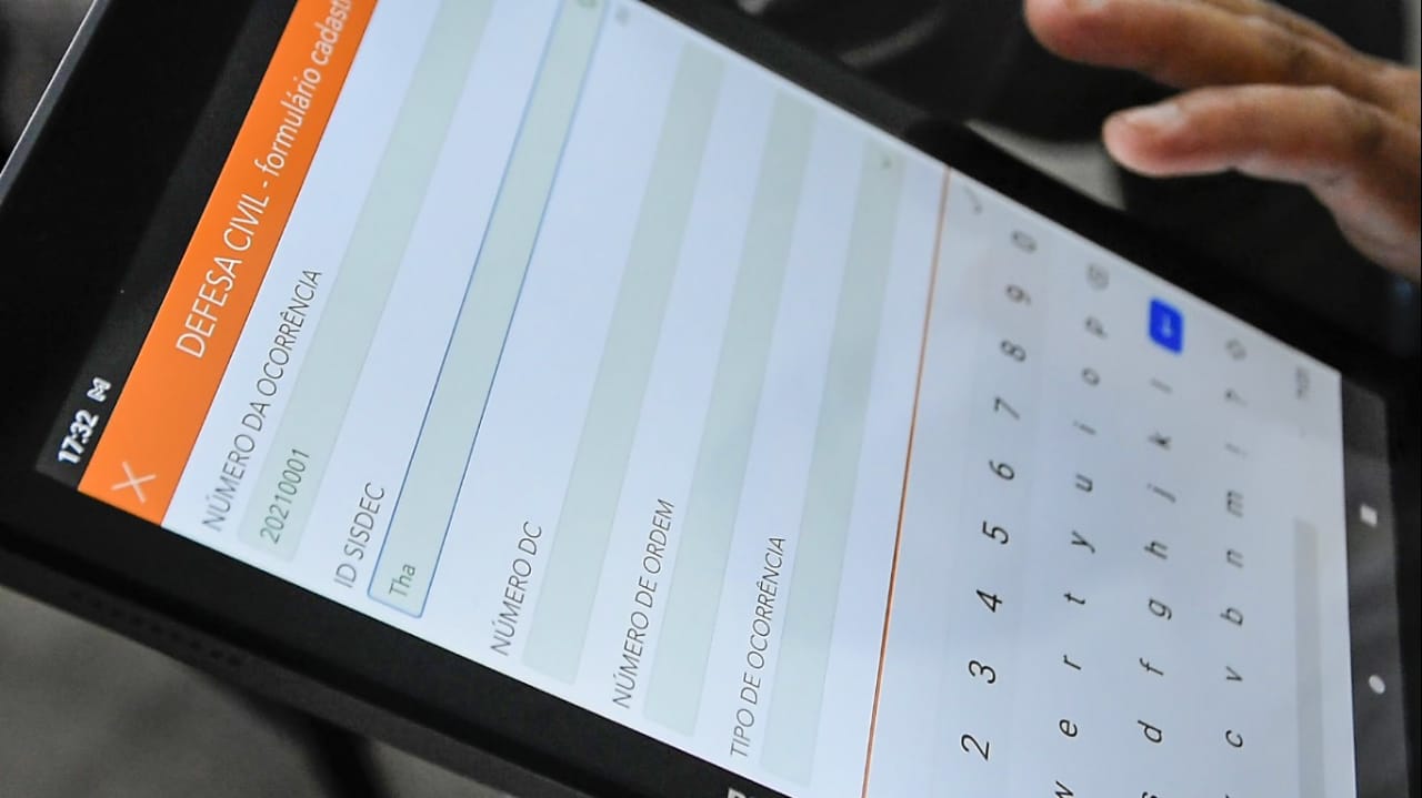 Defesa Civil inaugura plataforma de cadastramento digital
