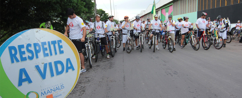 Prefeitura realiza evento para chamar a atenção sobre a importância da paz no trânsito