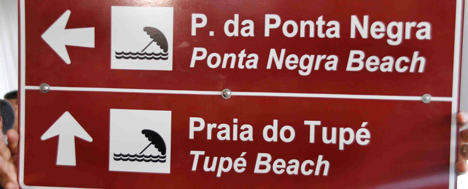 Manaus começa a receber sinalização turística