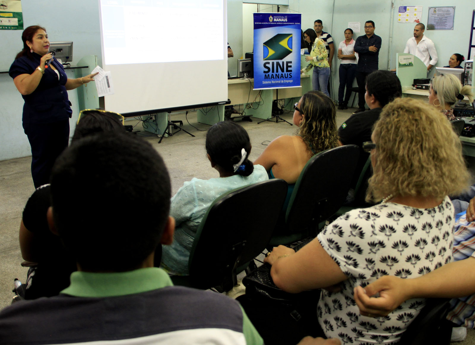 Manaus - 18/08/2016 Prefeitura e Sesi fazem parceria para curso de Pcds. Foto: Altemar Alcantara / Semcom