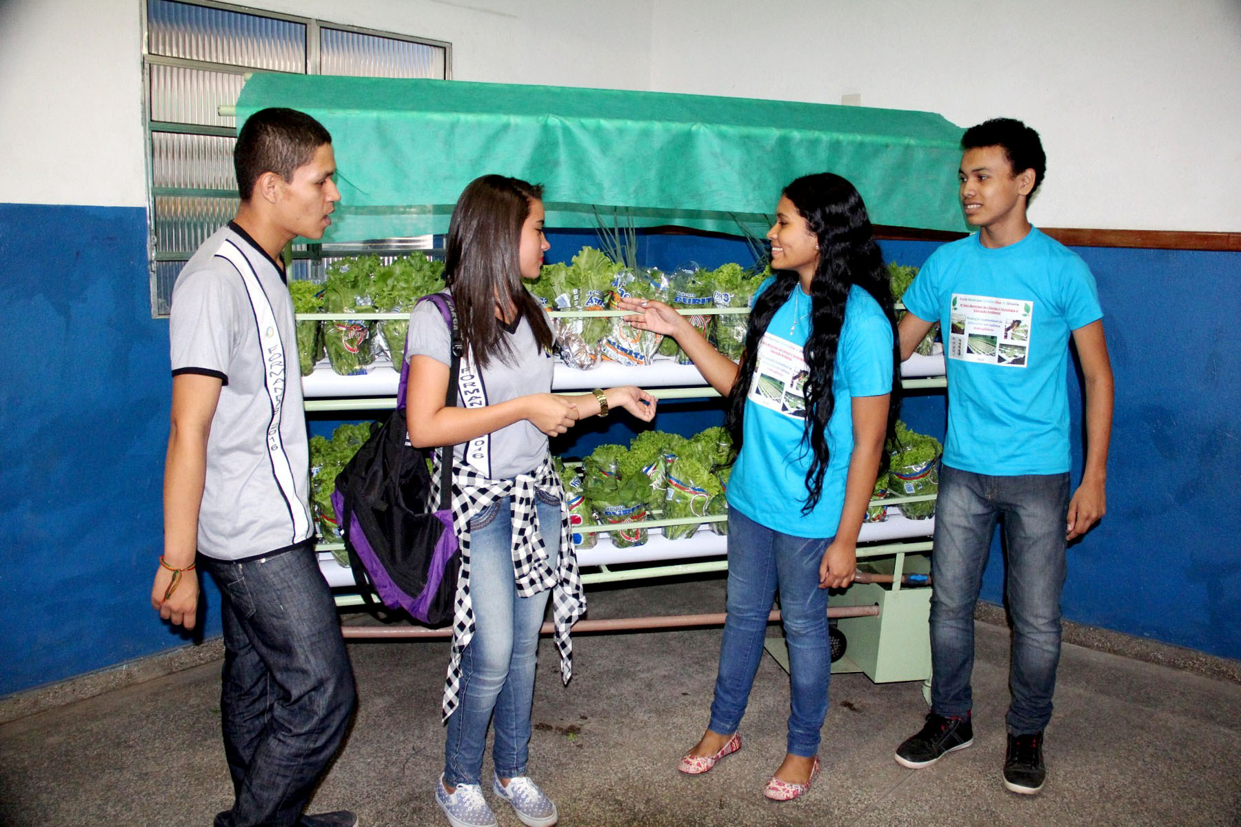 Produção sustentável de alimentos é tema de Feira de Ciências em escola municipal. Fotos: Cleomir santos/ Semed.