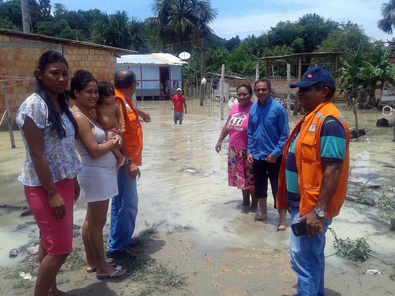 Chuva causa alagamento em vários pontos de Manaus. Fotos Assessoria.