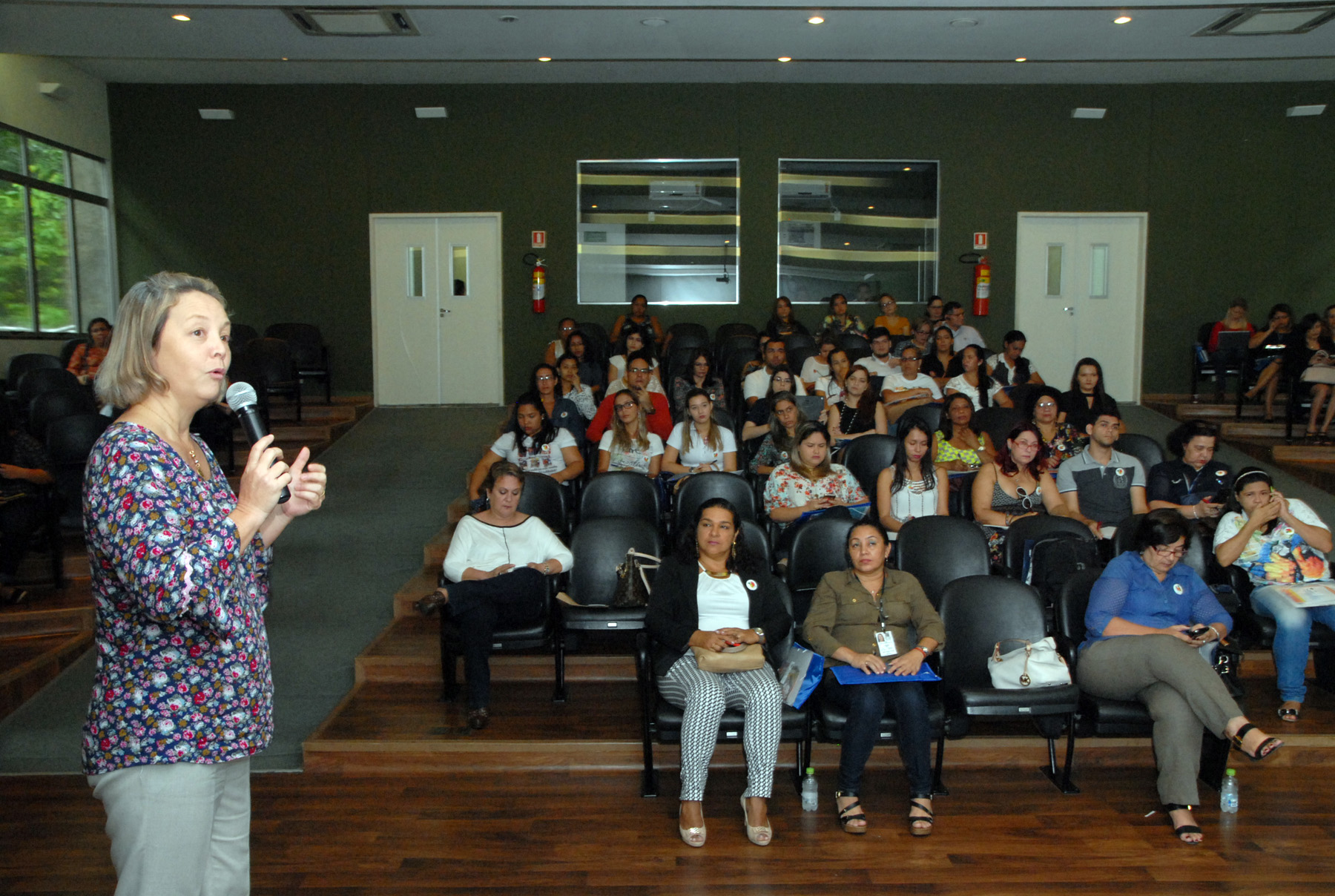 Profissionais da Semsa participam de atualização em nutrição infantil. Fotos: Assessoria.