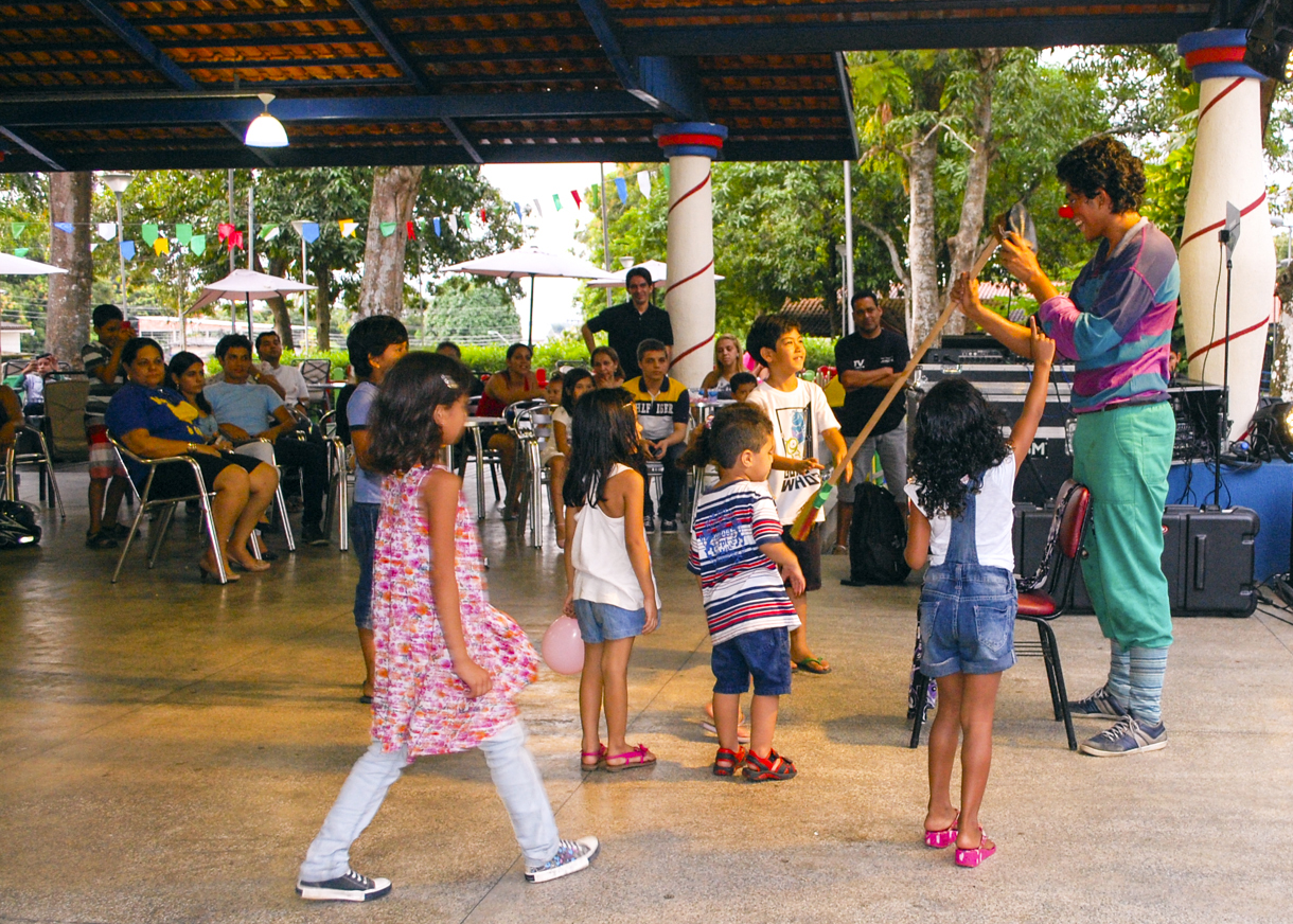 Show de talentos reúne pequenos artistas no Parque Cidade da Criança. Foto Ingrid Anne.