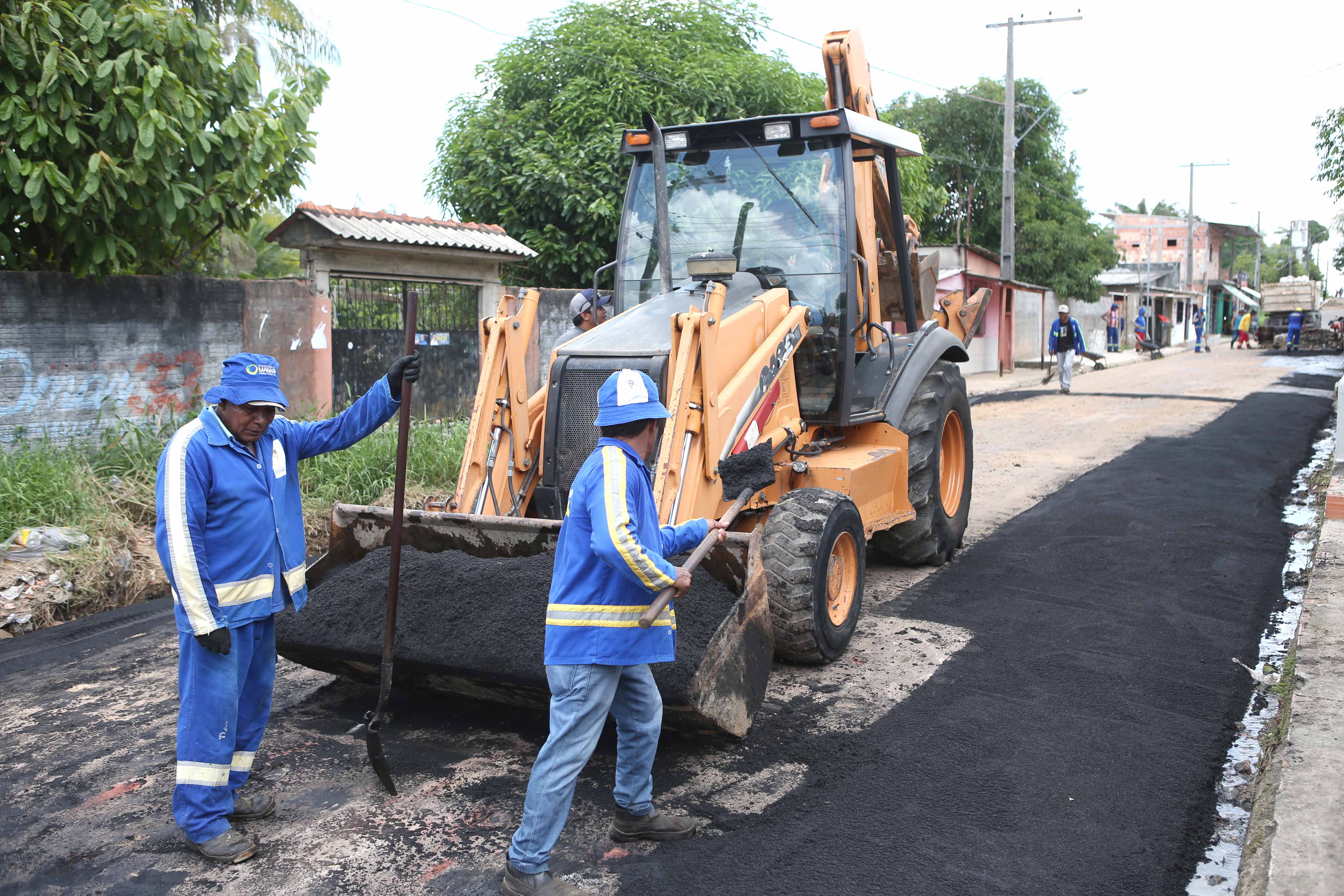 Manaus, 19/09/16. Secretaria de Infraestrutura, realiza obras no Parque Solimoes. Foto: Raimundo Valentim/Semcom