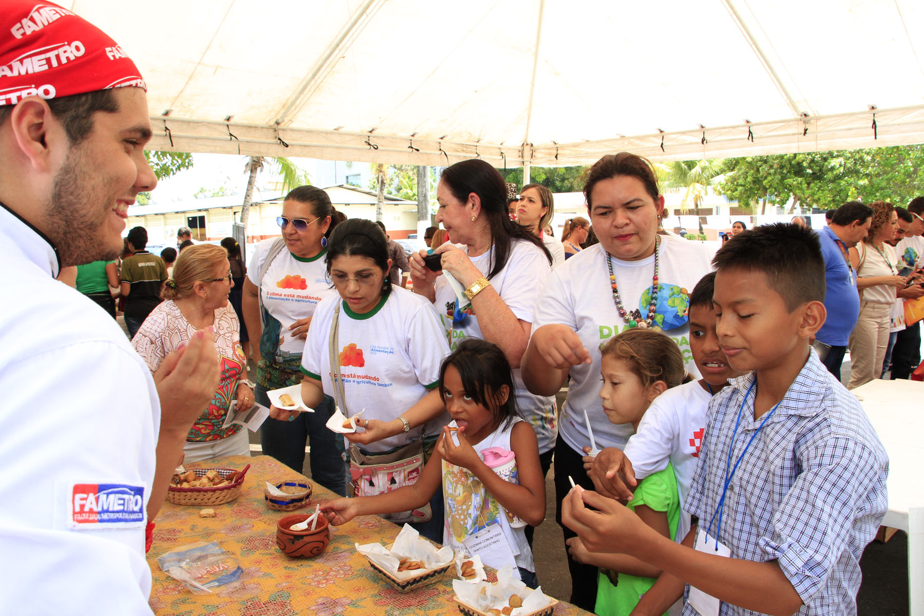 Manaus/AM - 19-10-16 Encerramento do Dia Mundial da Alimentação. Foto: Karla Vieira/SEMCOM.