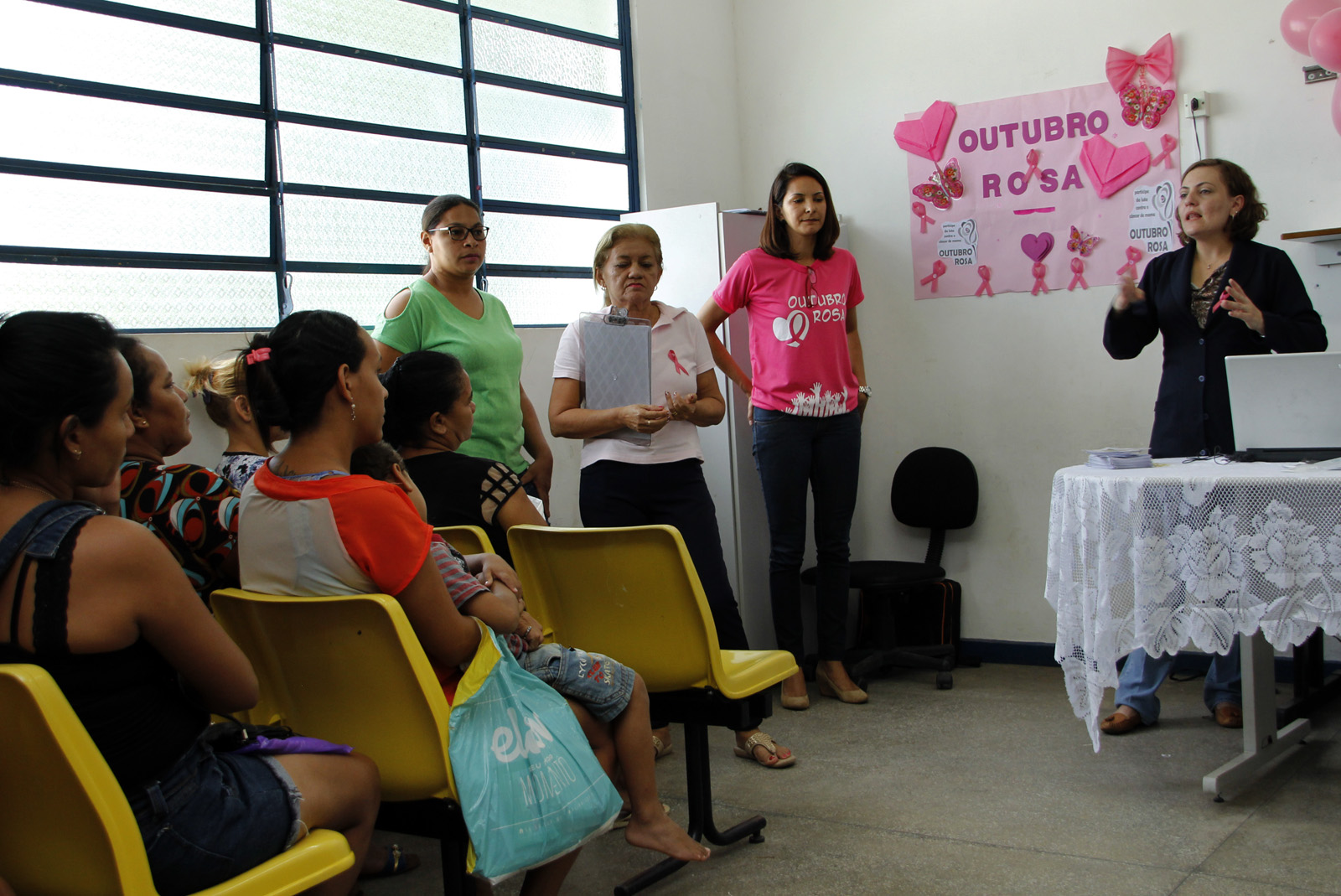 Manaus - 10/10/2016 Palestra sobre câncer de mama Foto.Marinho Ramos / Semcom