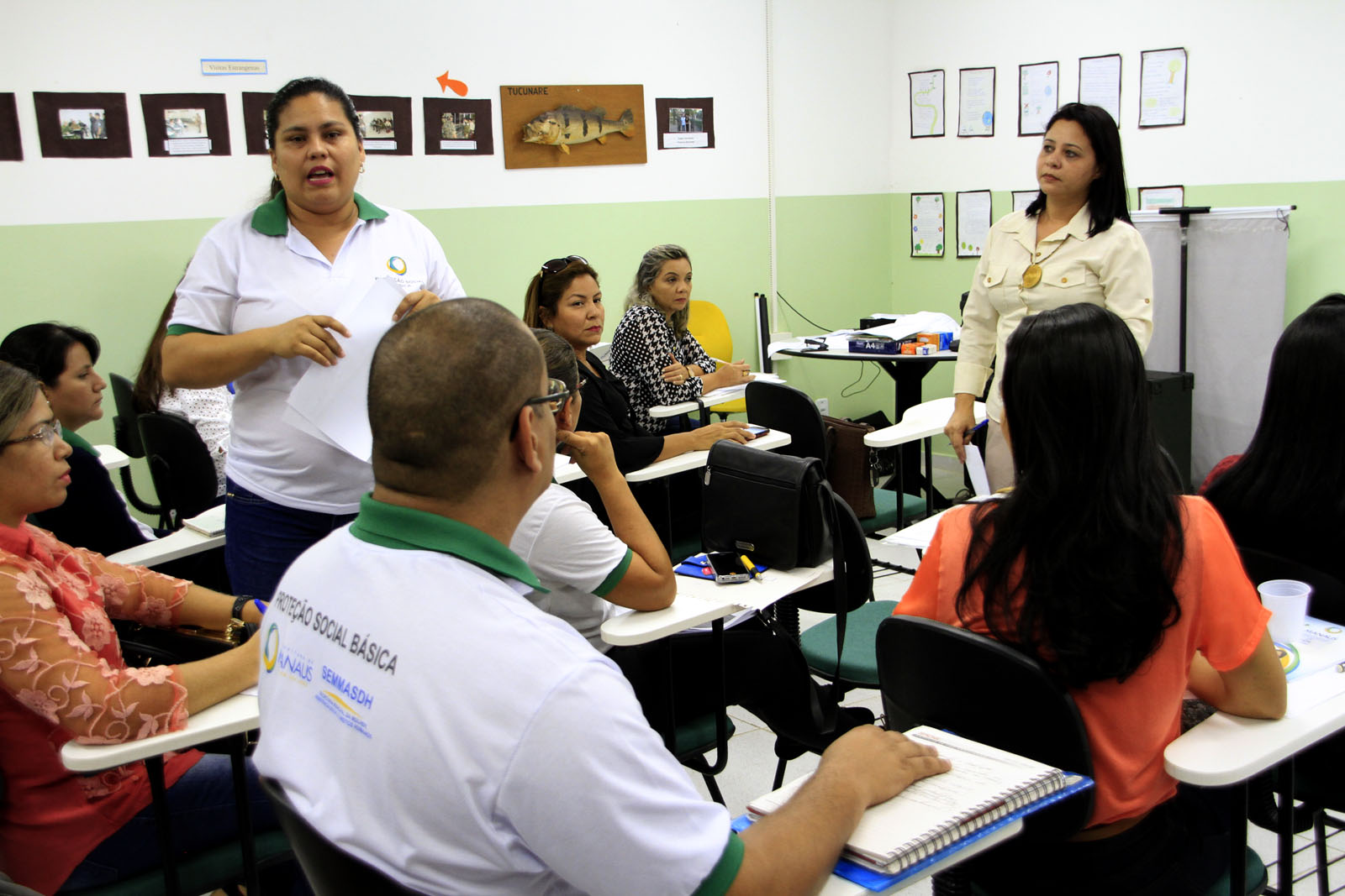 Manaus - 18/11/2016 Reunião Cras para monitoramento e avaliação Foto.Altemar Alcantara / Semcom