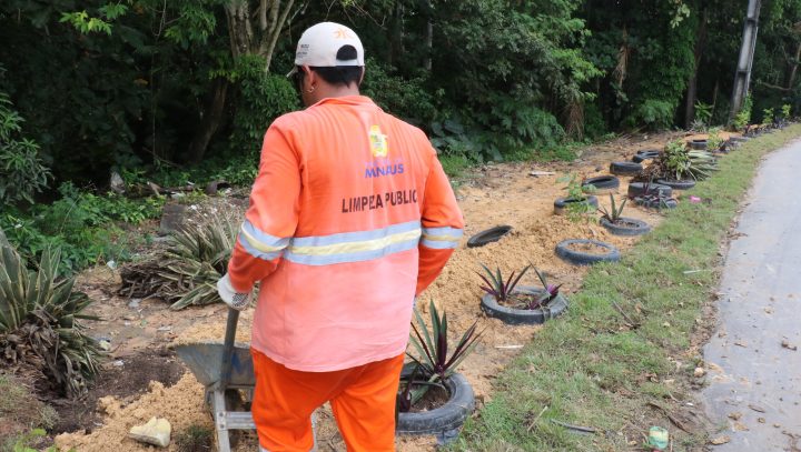 Lixeira viciada se transforma em jardim na Cidade Nova