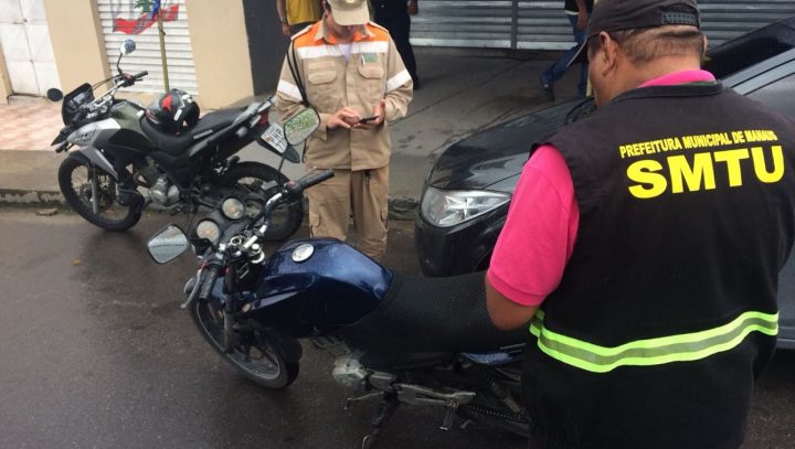 Operação contra irregularidades nos serviços de transporte apreende seis motocicletas