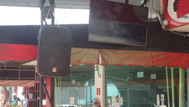Postos de gasolina na avenida Timbiras são interditados pela Prefeitura por uso de som alto