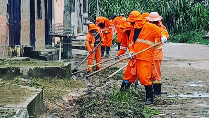 Mutirão de limpeza prepara a cidade para o Carnaval