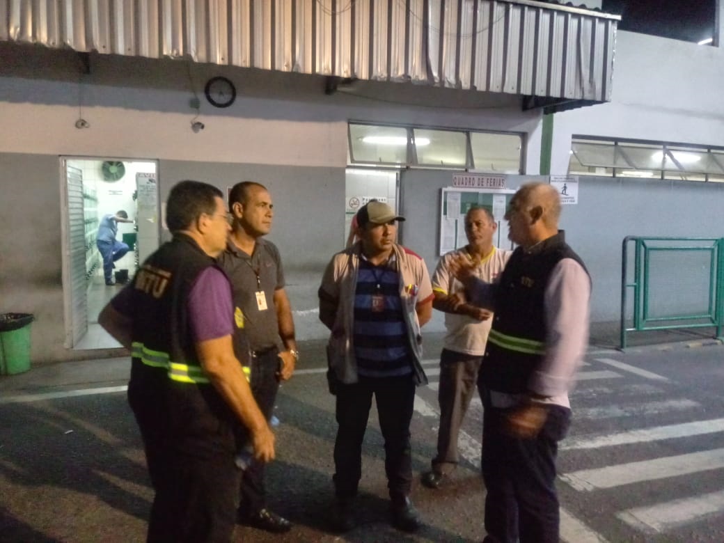 Garagens de ônibus são vistoriadas