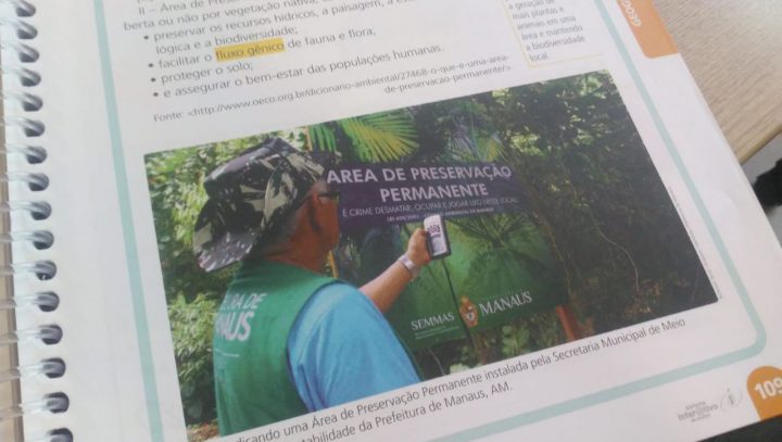 Trabalho ambiental da prefeitura é destaque em livro didático nacional