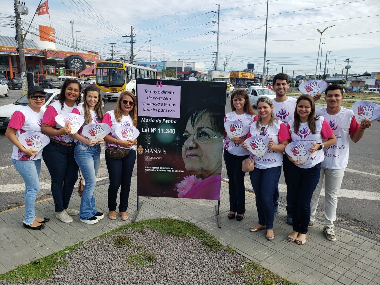 Ação conscientiza mulheres sobre os 13 anos da Lei Maria da Penha