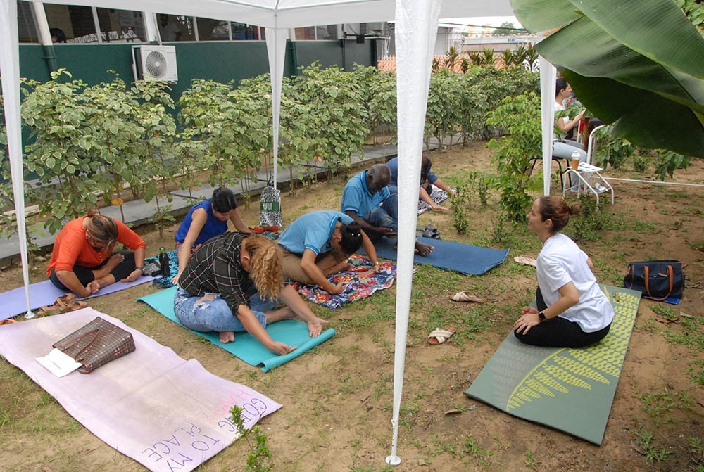 Práticas integrativas e complementares de saúde são oferecidas a usuários em Tenda Holística Itinerante