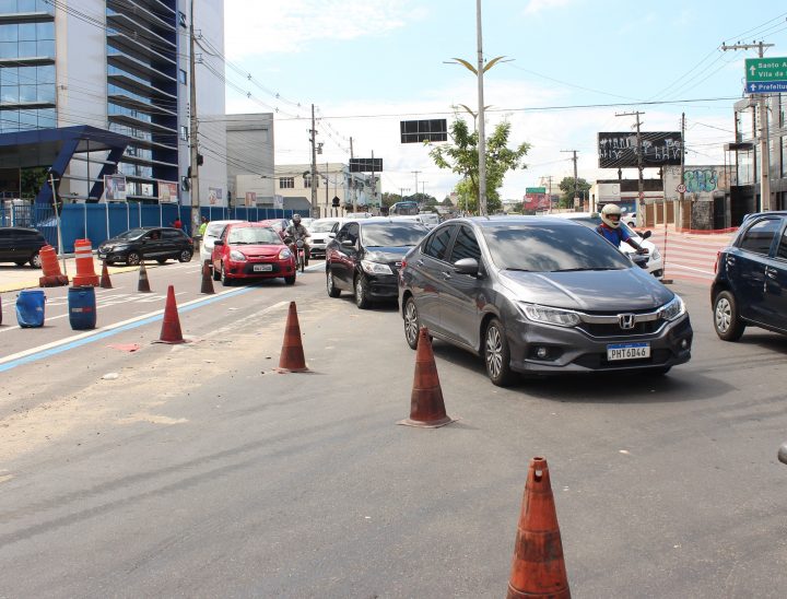 Condutores já utilizam nova pista do anel viário da Constantino Nery
