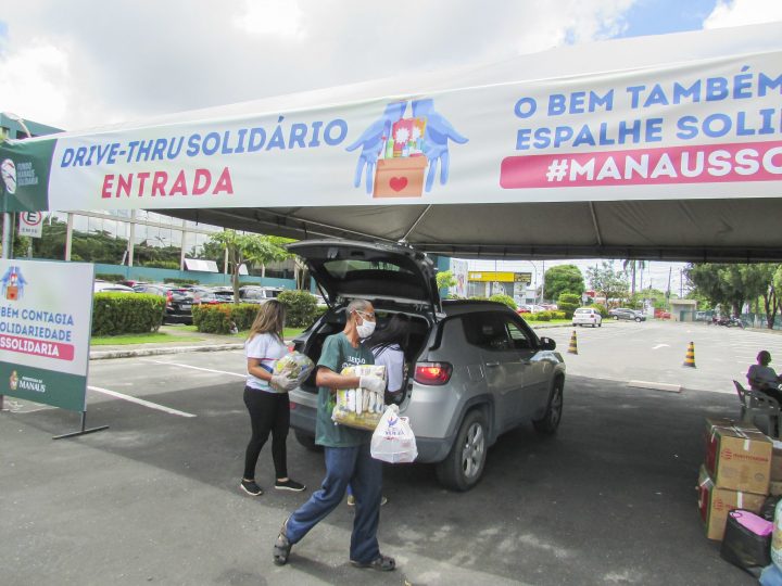 Doações no sistema drive-thru podem ser feitas até quarta-feira