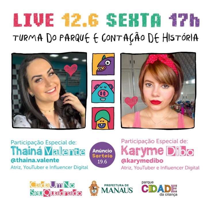 Projeto de entretenimento realiza live para crianças nesta sexta-feira