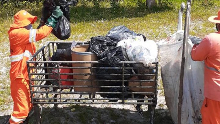 Fim de semana foi de mutirão de limpeza na zona rural