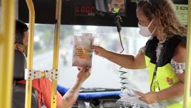 Manaus - 24.03.2021
Ação educativa do IMMU com condutores do transporte alternativo
Foto Altemar Alcantara / Semcom