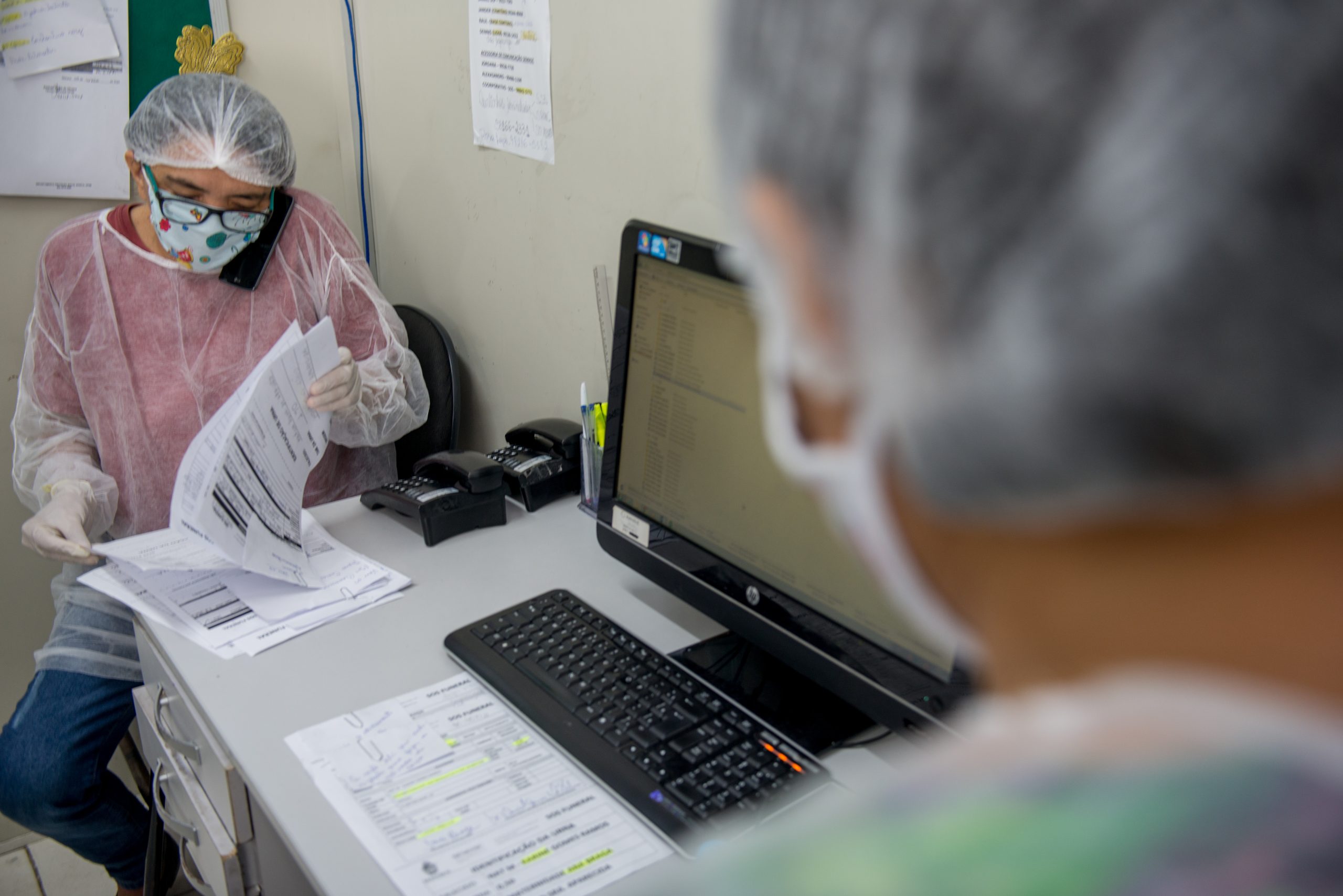 Atendimentos do serviço de emissão de declaração de óbito em domicílio aumentaram em 38% em relação a 2020