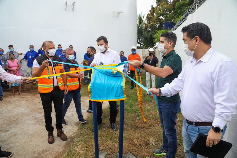 Prefeito David Almeida entrega nova rede de abastecimento no Tarumã, que beneficiará mais de 20 mil pessoas