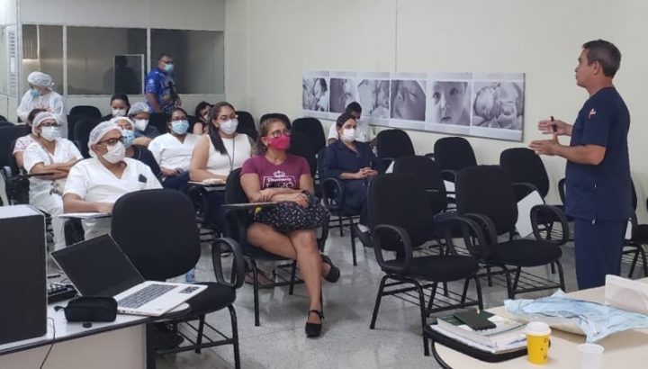 Prevenção e manejo da hemorragia pós-parto é tema de palestra na maternidade Dr. Moura Tapajóz