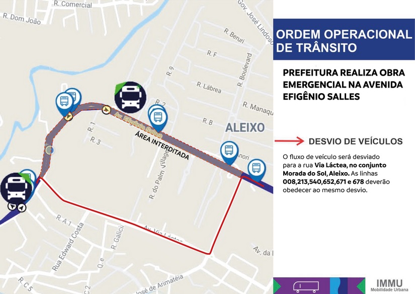 Prefeitura realiza obra emergencial na avenida Efigênio Salles