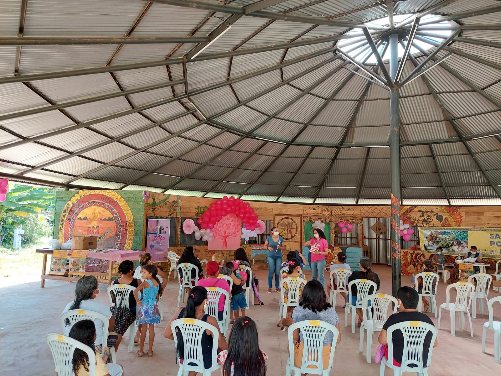 Parque das Tribos recebe atendimento da prefeitura referente ao ‘Outubro Rosa’