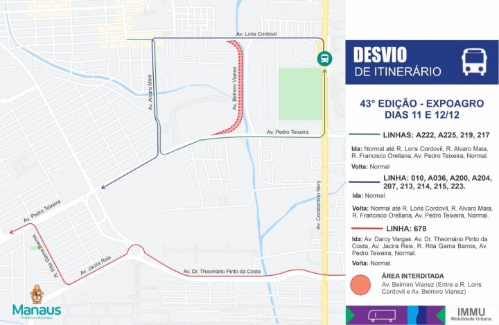 Prefeitura altera itinerários de ônibus da zona Oeste
