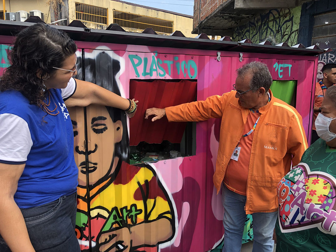 Prefeitura de Manaus implanta Ponto de Entrega Voluntária em ‘rip-rap’ do bairro Redenção