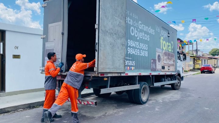 Prefeitura realiza coleta agendada em mais de 20 bairros de Manaus nesta quarta-feira