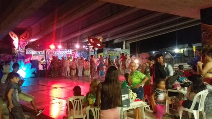 Prefeitura realiza o Festival Itinerante da Cultura Popular no viaduto do Manoa