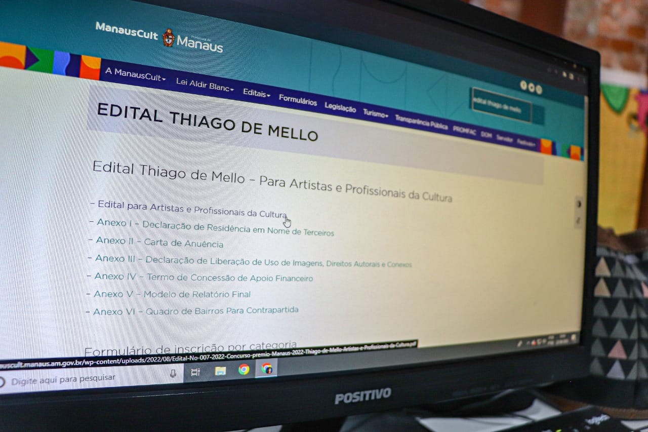 A Prefeitura de Manaus encerra prazo de inscri&ccedil;&atilde;o de editais de cultura no  fim de setembro e in&iacute;cio de outubro - Prefeitura Municipal de Manaus