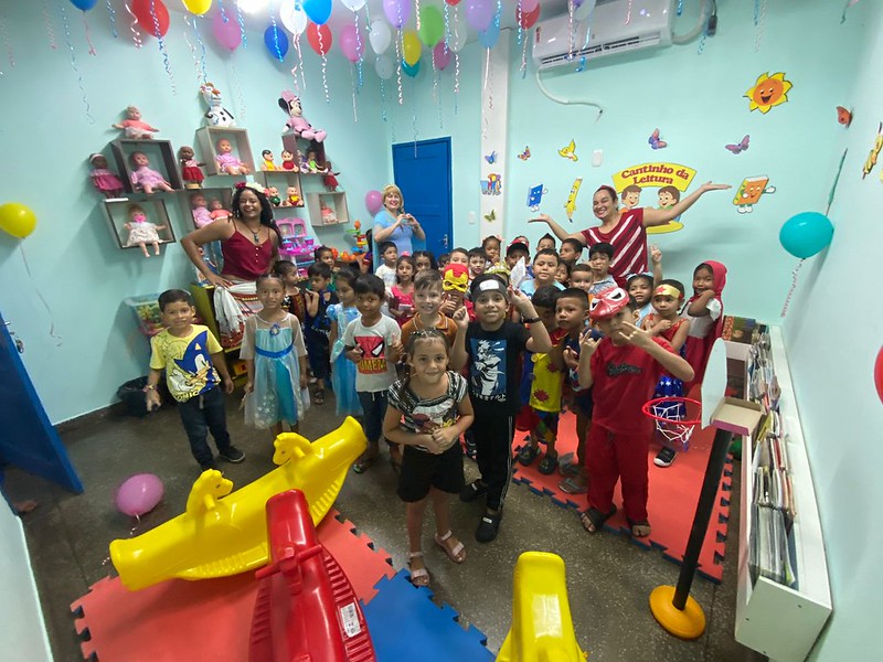 Cmei da Prefeitura de Manaus recebe revitalização de brinquedoteca